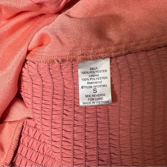 HYFVE Coral Puff Sleeve Midi Dress - Picture 4 of 9